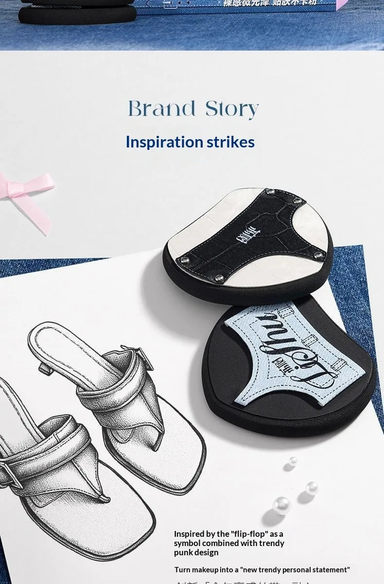 LISHU Makeup Puff Set, Large Powder Puffs for Foundation & Concealer, Wet and Dry Dual-Use, Skin-Friendly & No Powder Absorption