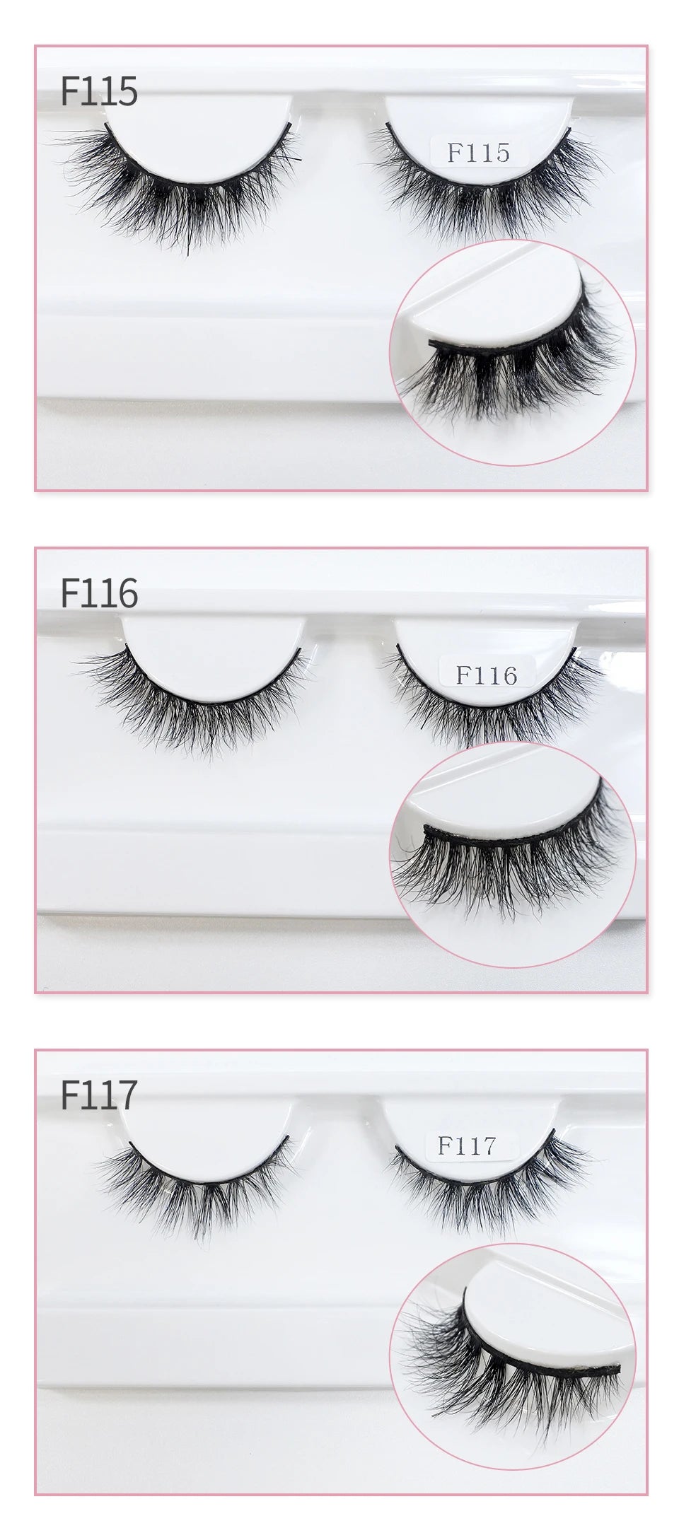 Natural Mink Lashes High Quality Fashion Classic Soft Full Strip Lashes Makeup 12mm Short Mink Eyelashes