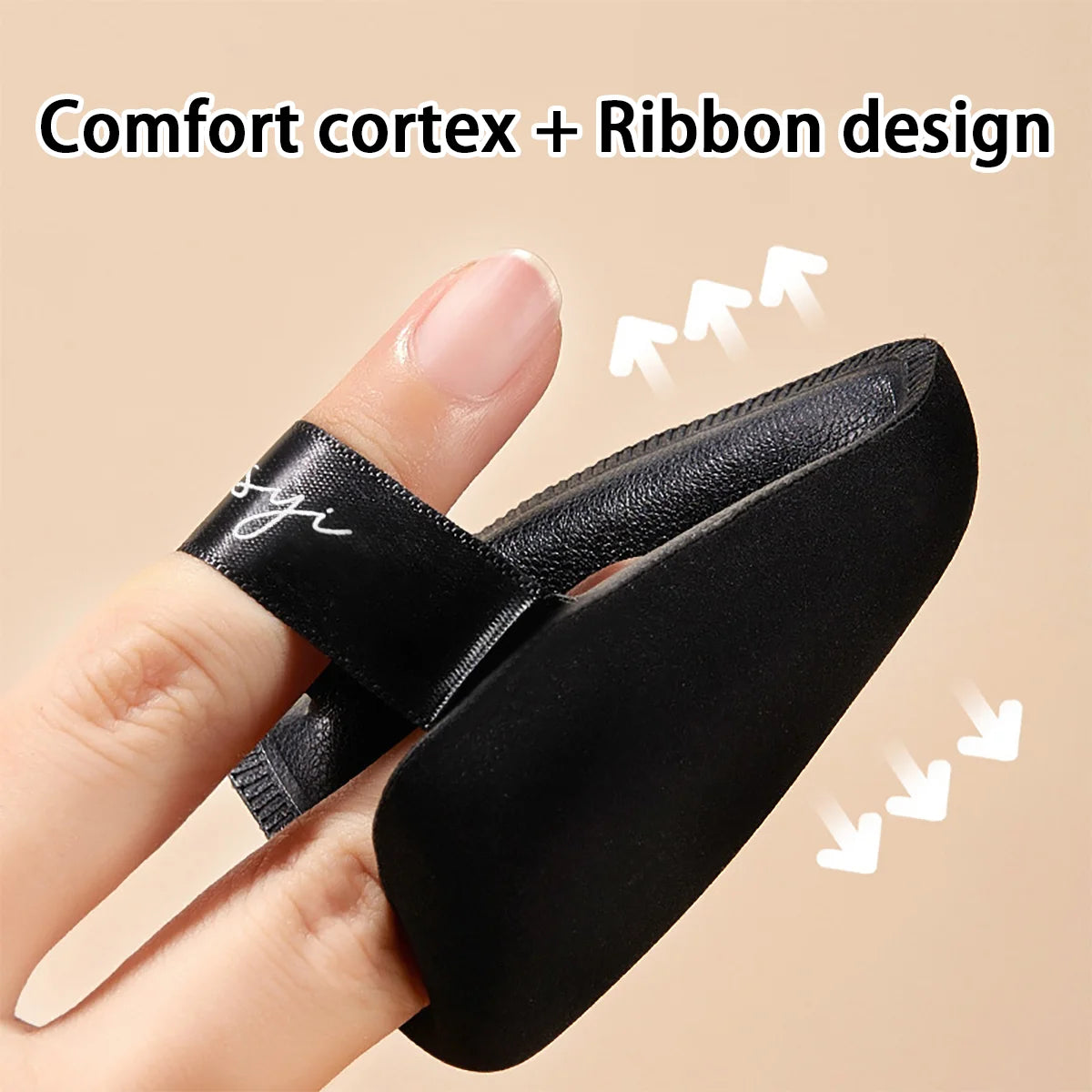 Black Triangle Powder Puff Facial Makeup Sponge Soft Velvet Cosmetics Puff Mixer Beauty Foundation Make-Up Sponge Makeup Access