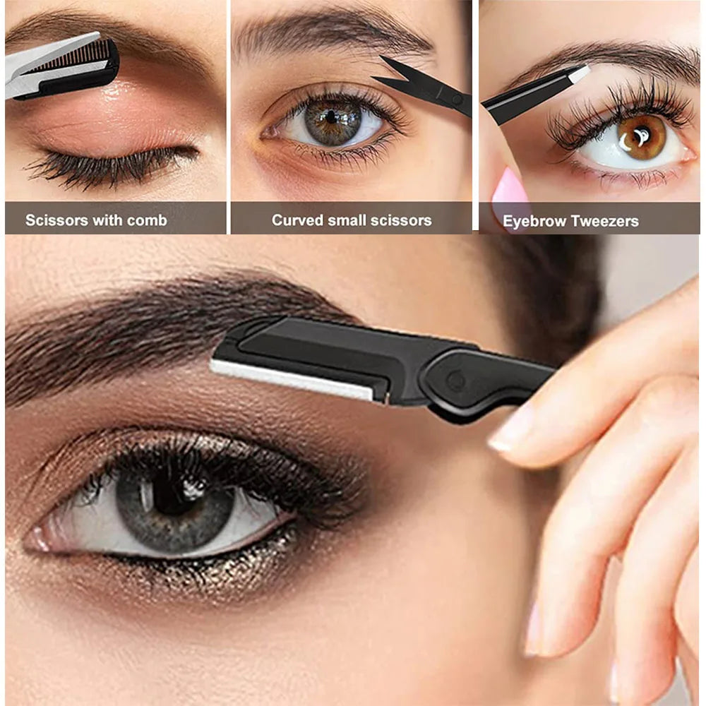 15PCS Eyebrow Razor Set Multipurpose Face Razors For Women And Men Dermaplaning Easy To Use Cutter Shaver Blades Makeup Tool