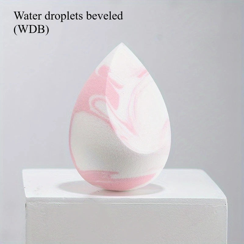 1Pc Makeup sponge beauty egg gradient color soft double-sided wet and dual-use fit without eating powder