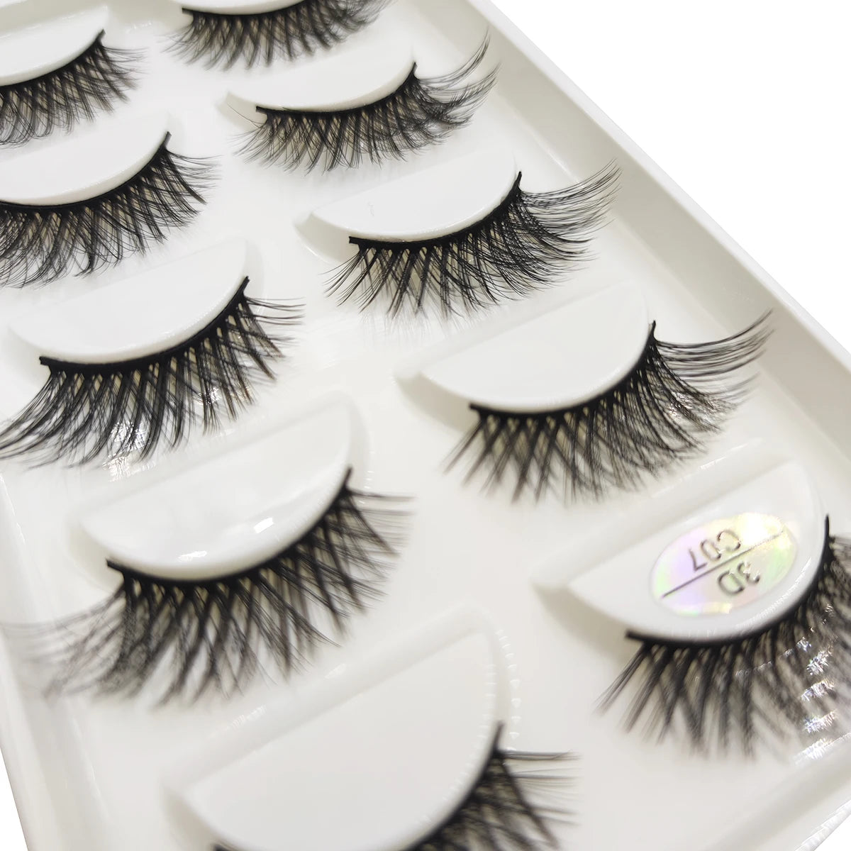15 Style 5 Pairs 3D Eyelashes Natural False Eye Lashes Thick Faux Mink Lashes Soft Fake Eyelash Wispy Makeup Cilios
