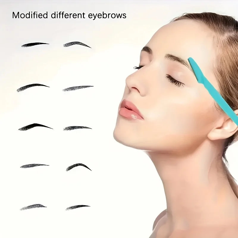 15 Multifunctional Facial Trimming Set, Suitable for Both Women And Men - Eyebrow Trimmer with Safety Cover, Suitable for Eyebro