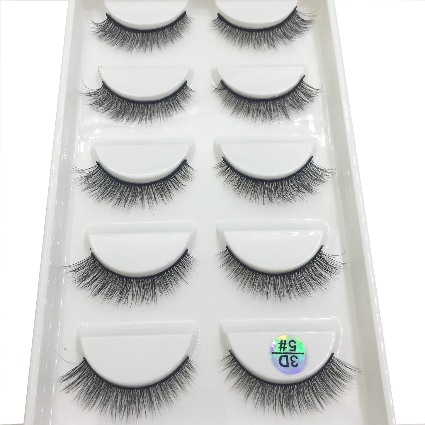 15 Style 5 Pairs 3D Eyelashes Natural False Eye Lashes Thick Faux Mink Lashes Soft Fake Eyelash Wispy Makeup Cilios