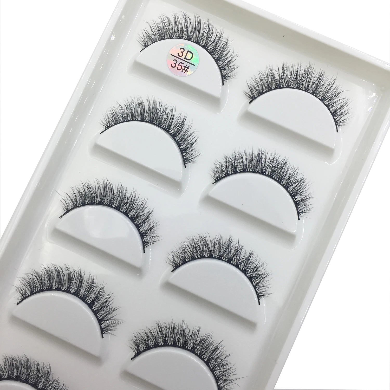 15 Style 5 Pairs 3D Eyelashes Natural False Eye Lashes Thick Faux Mink Lashes Soft Fake Eyelash Wispy Makeup Cilios