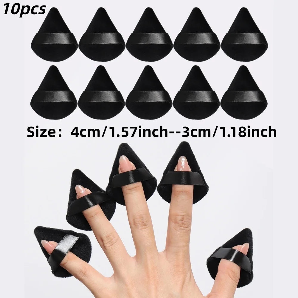 Black/purple Triangle Powder Puff Facial Makeup Sponge Soft Mixer Beauty Foundation Make-Up Sponge Makeup Access