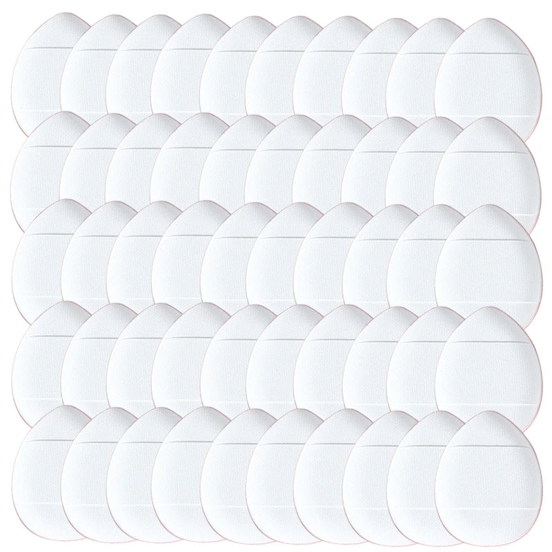 50/100PCS Mini Finger Puff Makeup Sponge Puffs Concealer Foundation Air Cushion Cosmetic Tool Dry Wet For Women Beauty Wholesale