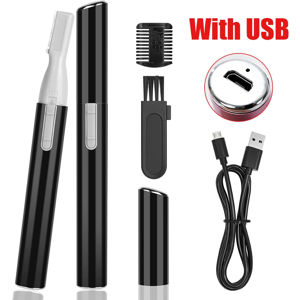 Mini Electric Eyebrow Shaver Hair Remover Facial Shaver Hair Remover Facial And Neck Body Arms And Legs Beauty Skin Care