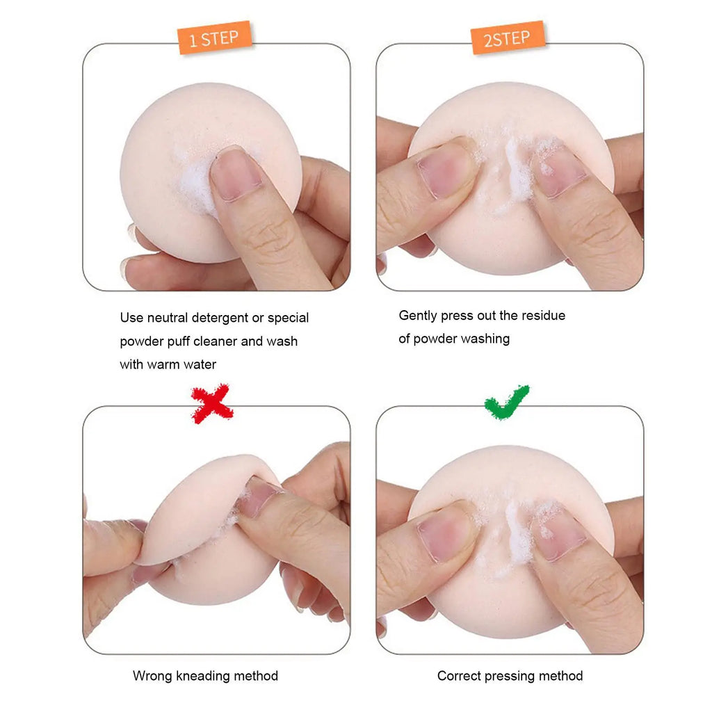 Super Soft Marshmallow Makeup Sponge Puff Dry Wet Dual-use Air Cushion Powder Puff Cosmetic Sponges Powder Puff Makeup Tool