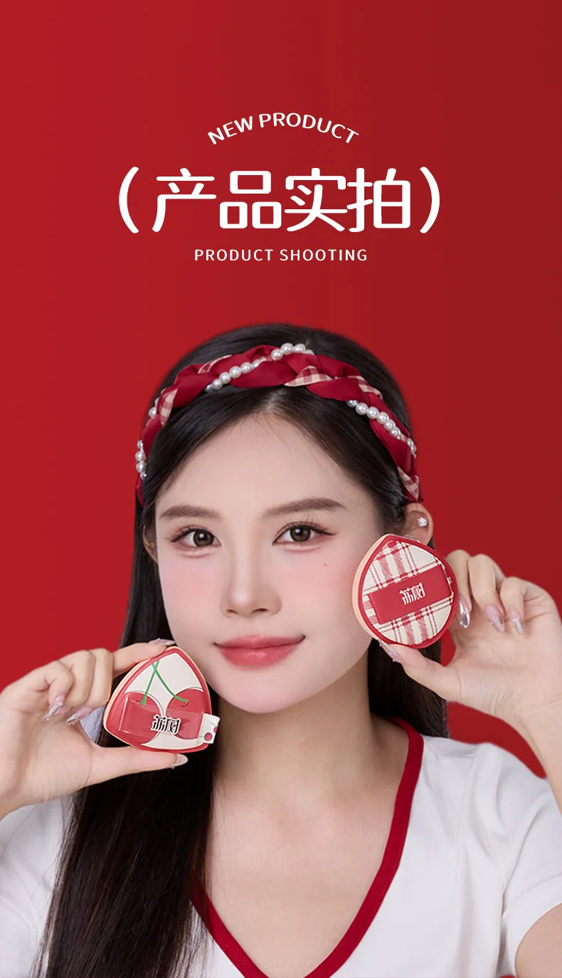 LISHU 4Pcs Ultra Sof Powder Puffs, Wet and Dry Dual-Use Makeup Sponge Set, Non-Powder-Absorbing for Cushion Foundation