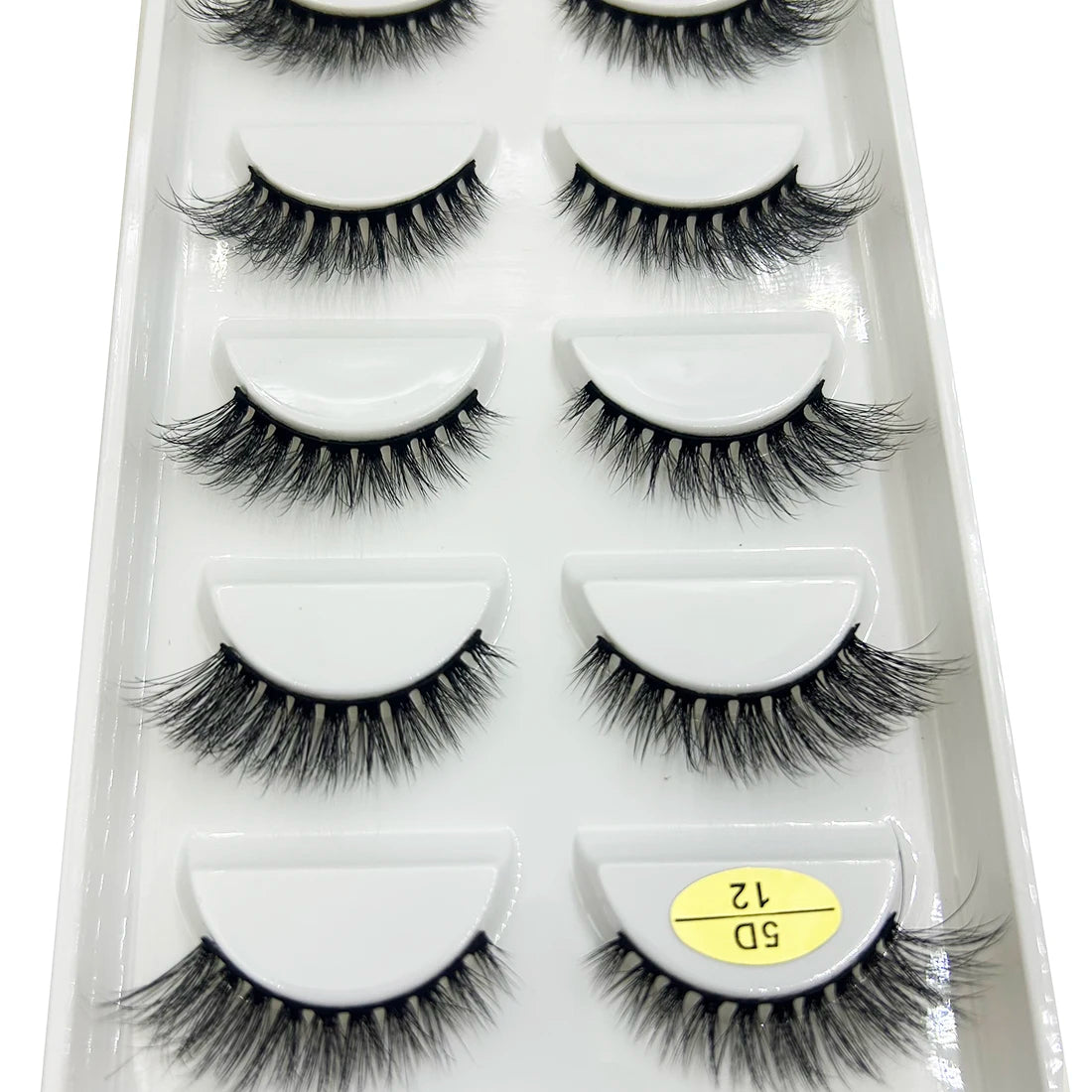 15 Style 5 Pairs 3D Eyelashes Natural False Eye Lashes Thick Faux Mink Lashes Soft Fake Eyelash Wispy Makeup Cilios