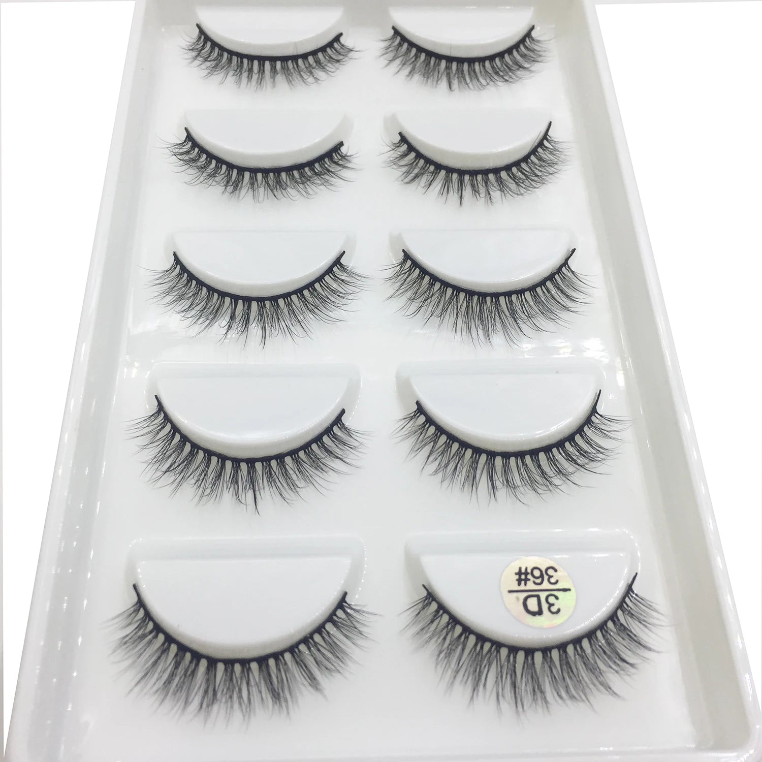 15 Style 5 Pairs 3D Eyelashes Natural False Eye Lashes Thick Faux Mink Lashes Soft Fake Eyelash Wispy Makeup Cilios