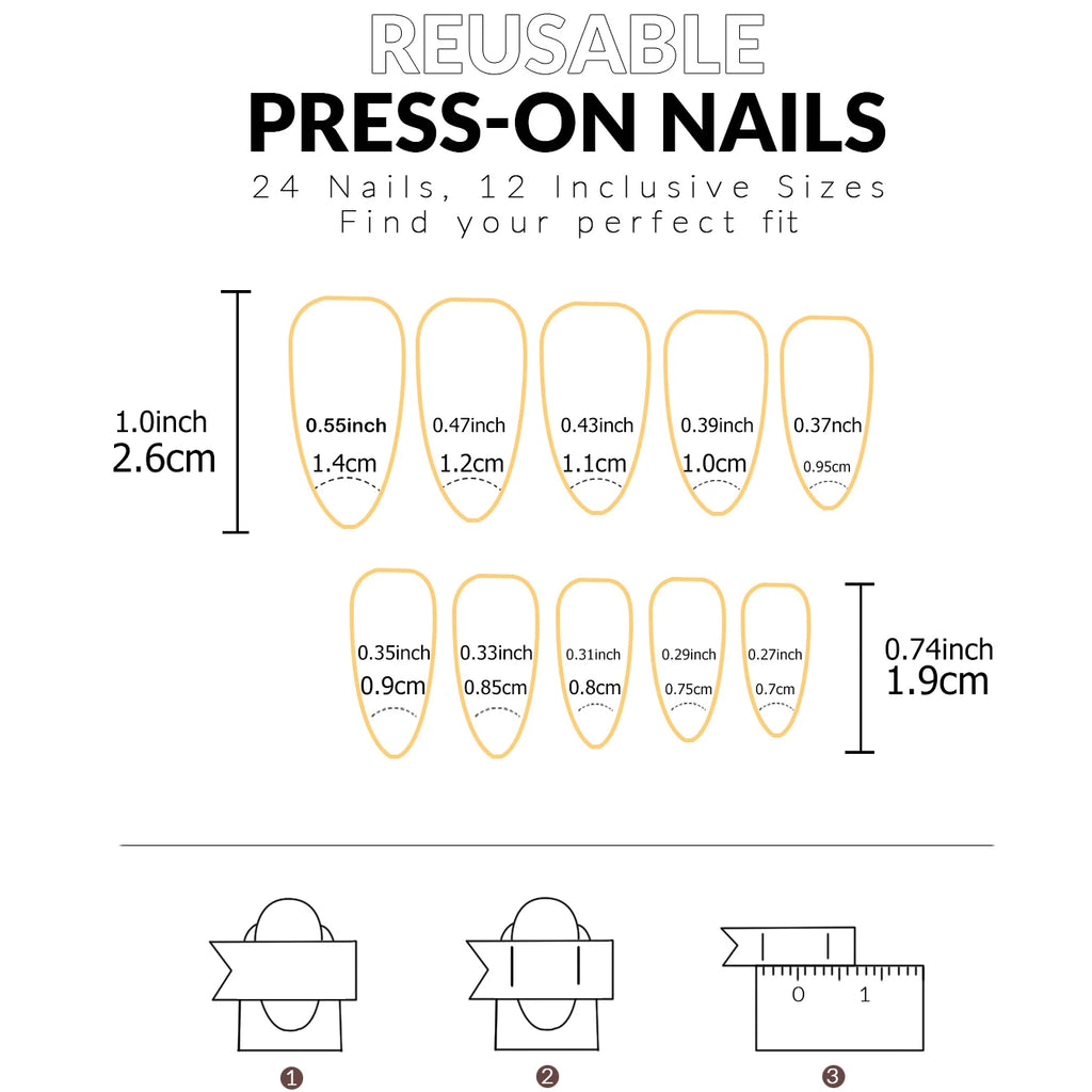 120Pcs Wine Red Almond Press On Nails Full Coverage Fake Nail Tip False Fingertips for Dating/Party Women Manicure Extension Tip