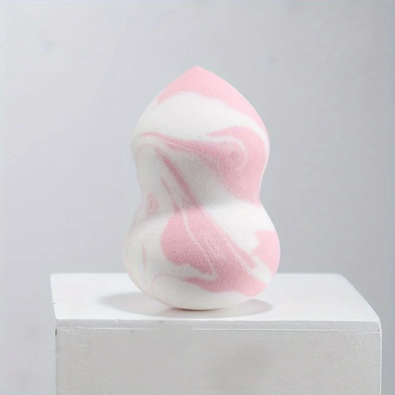 1Pc Makeup sponge beauty egg gradient color soft double-sided wet and dual-use fit without eating powder