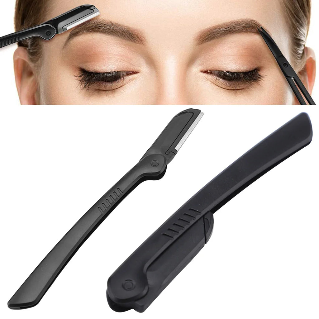 15/18pcs Eyebrow Trimmer Kit Multipurpose Face Razors For Women and Men Easy To Use Facial Hair Removal Scissors Beauty Tool