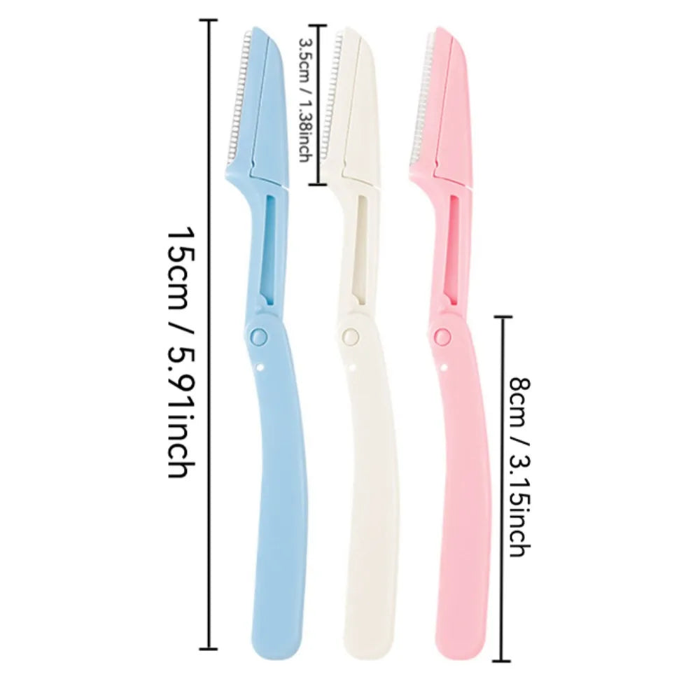 10/15pcs/set Women's Facial Care Hair Removal Tool Makeup Razor, Eyebrow Trimmer Safety Razor - Perfect Eyebrow Trimming Tool