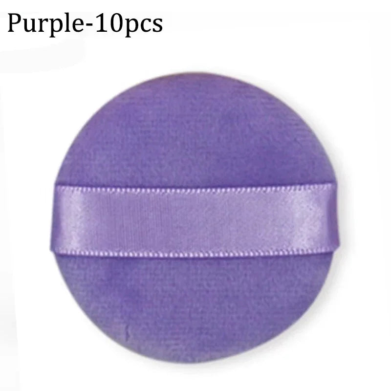 5/10Pcs Soft Velvet Makeup Sponge Loose Powder Cosmetic Puff Double-sided Face Makeup Sponge Concealer Wet Dry Makeup Tools