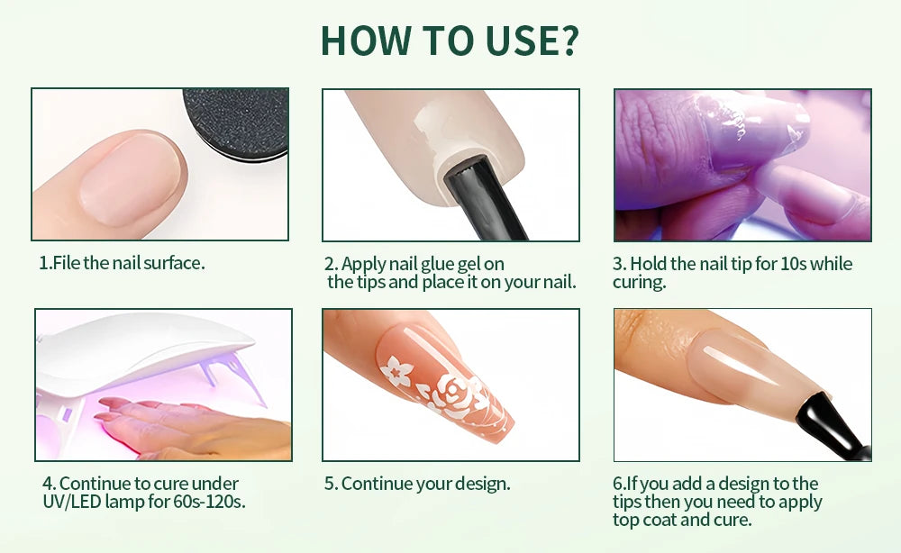 Nailpop 3-IN-1 Nude Natural Soft Nail Tips Set 140PCS Skin Tones Press on Nails Ultra-Fit Gel Nail Extensions Easy Manicure DIY