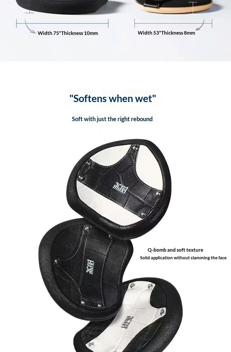 LISHU Makeup Puff Set, Large Powder Puffs for Foundation & Concealer, Wet and Dry Dual-Use, Skin-Friendly & No Powder Absorption