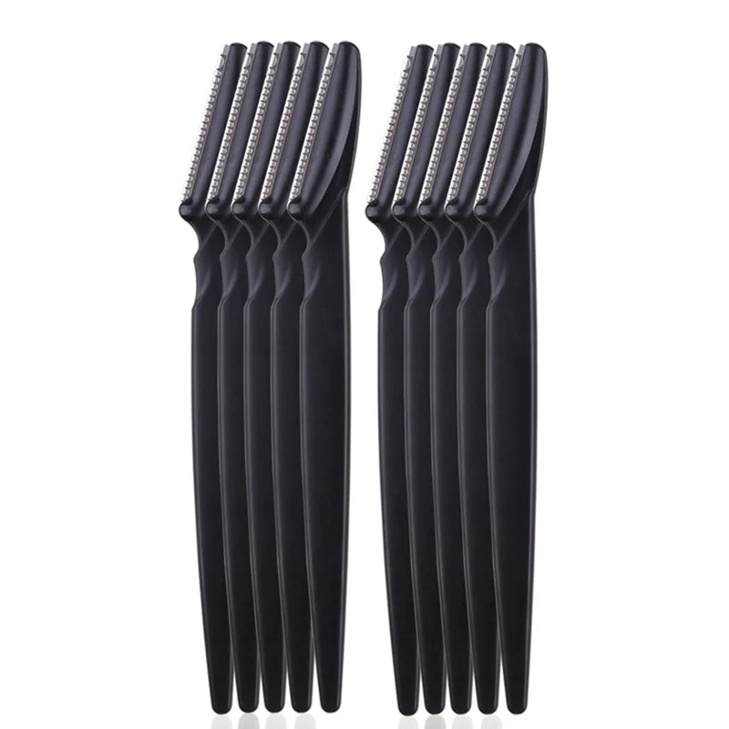 5/10/15Pcs Eyebrow Trimmer Makeup Tools Safe Eye Brow Razor Face Body Hair Removal Shaver Blades Woman Eyebrows Shaping Knife