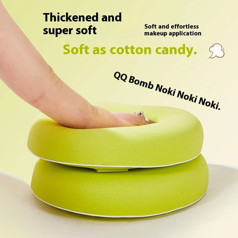 2PCS Makeup Blender Puff Air Cushion Foundation Sponge Loose Powder Puffs Mango-shaped  Cosmetic Applicator Tool Wholesale