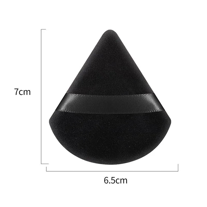 New 10/20Pcs Triangle Velvet Powder Sponge Cosmetics Flours Mini Face Makeup Washable Light Weight Makeup Tool FP03