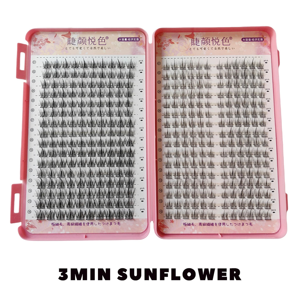32 Rows Large Capacity Eyelashes Extension Professional Individual Cluster DIY Lashes Natural False Eyelashes Makeup Products
