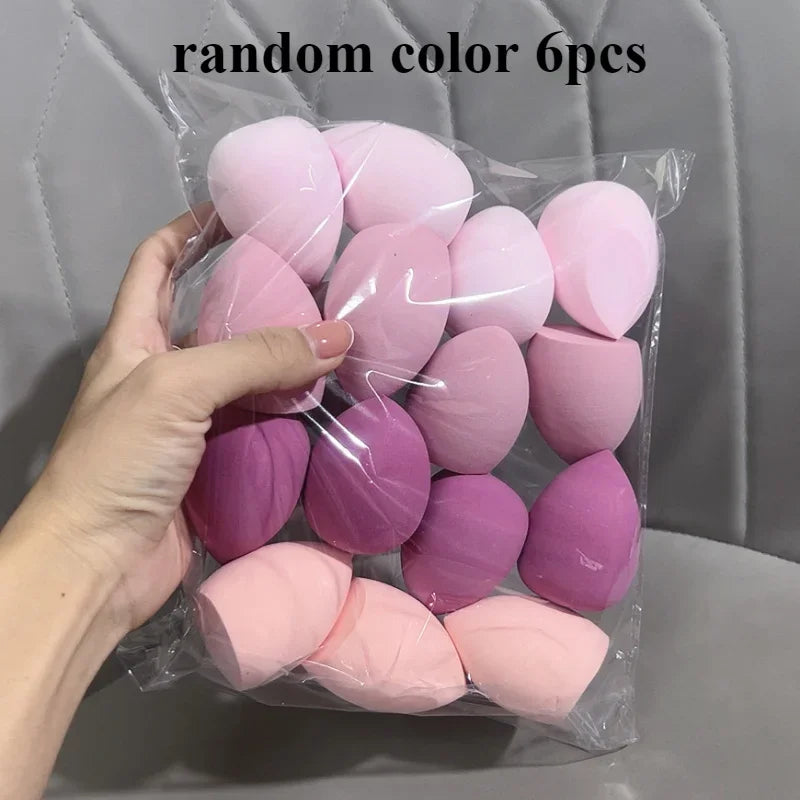 1/3/5/7/20PCS Wet and dry puff random color and shape sponge liquid foundation BB cream powder applying makeup egg