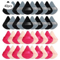 Mini Triangular Powder Puff 40-80Pcs, Apply Loose Powder by Gently Pressing It onto the Face to Achieve a Setting Effect