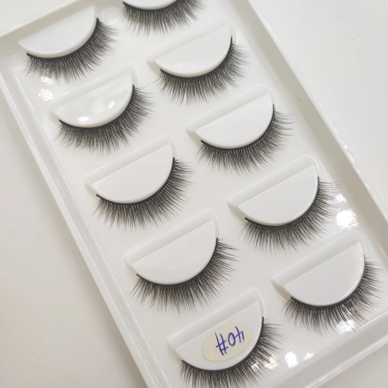 15 Style 5 Pairs 3D Eyelashes Natural False Eye Lashes Thick Faux Mink Lashes Soft Fake Eyelash Wispy Makeup Cilios