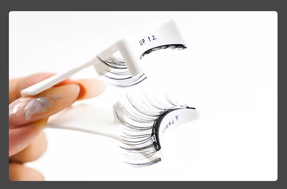 RED SIREN Magnetic Eyelashes With Applicator Reusable Natural Magnetic Lashes Kit No Glue Needed Soft Clear Band False Eyelashes