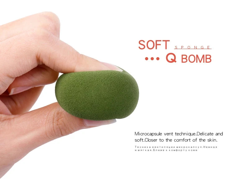 1Pc Cosmetic Puff Powder Puff Smooth Women's Makeup Foundation Sponge Beauty To Make Up Tools & Accessories Water-drop Shape