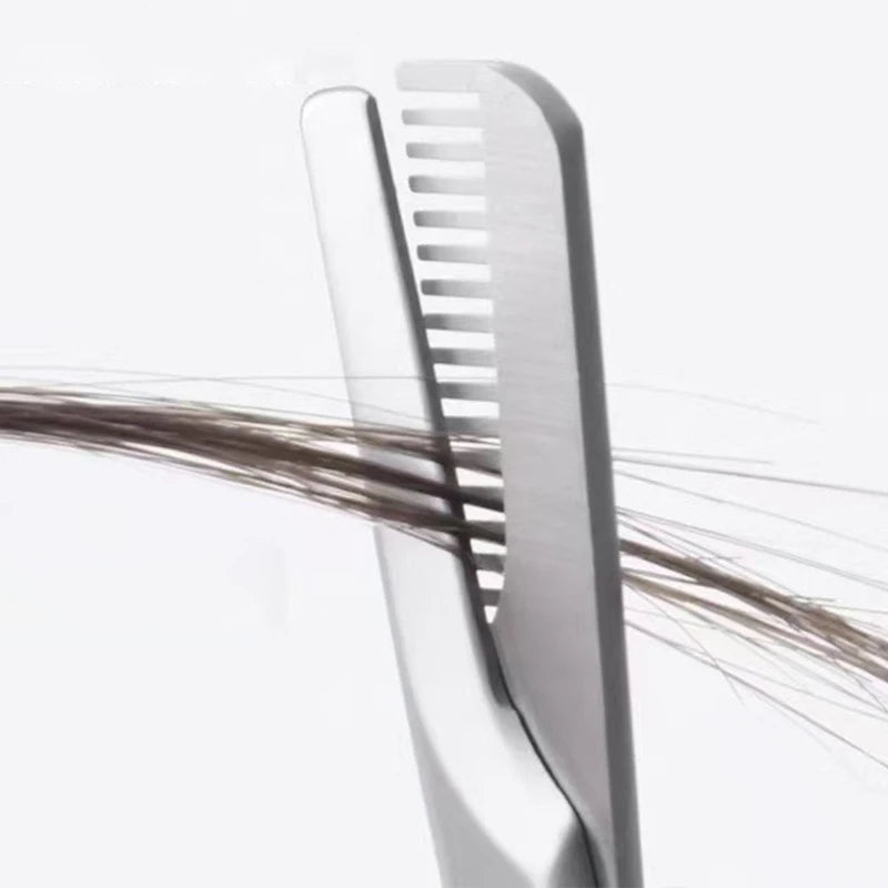 1Pcs Eyebrow Trimming Scissors with Combs Eyebrow Trimmer Kit Stainless Steel Grooming Eyebrow Shaping Scissors Tools