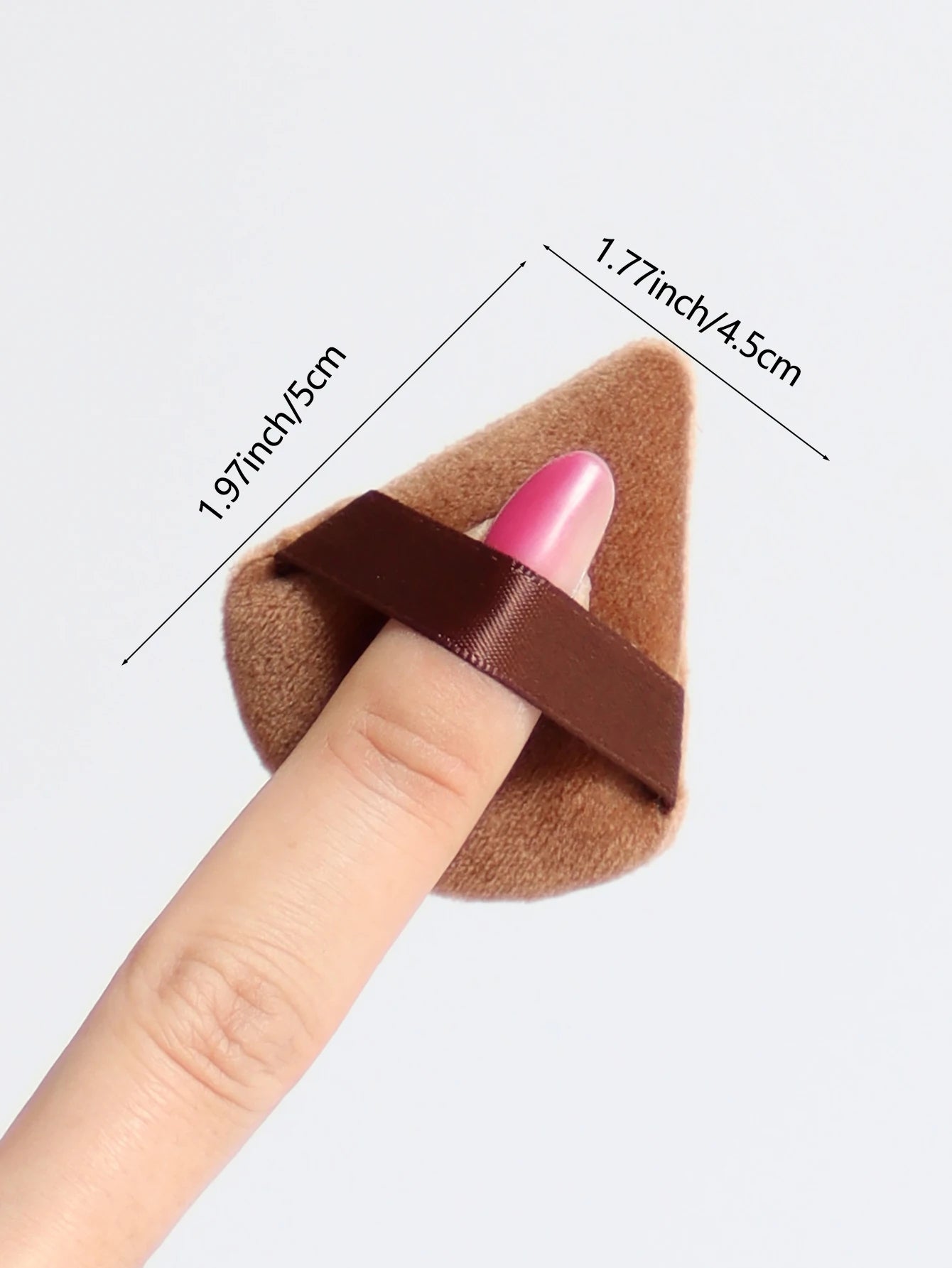 Mini Triangular Powder Puff 40-80Pcs, Apply Loose Powder by Gently Pressing It onto the Face to Achieve a Setting Effect