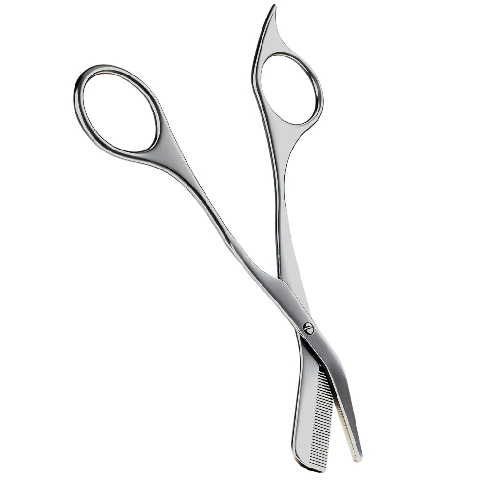 1Pcs Eyebrow Trimmer Scissors with Combs Eyebrow Trimming Scissors with Comb 2-in-1 Eyebrow Scissors Grooming Tool