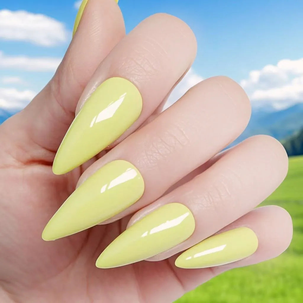 24Pcs Shiny Black False Nails With Jelly Glue Artificial Long Stiletto Fake Nail DIY Full Cover Finger Tips Manicure Tool