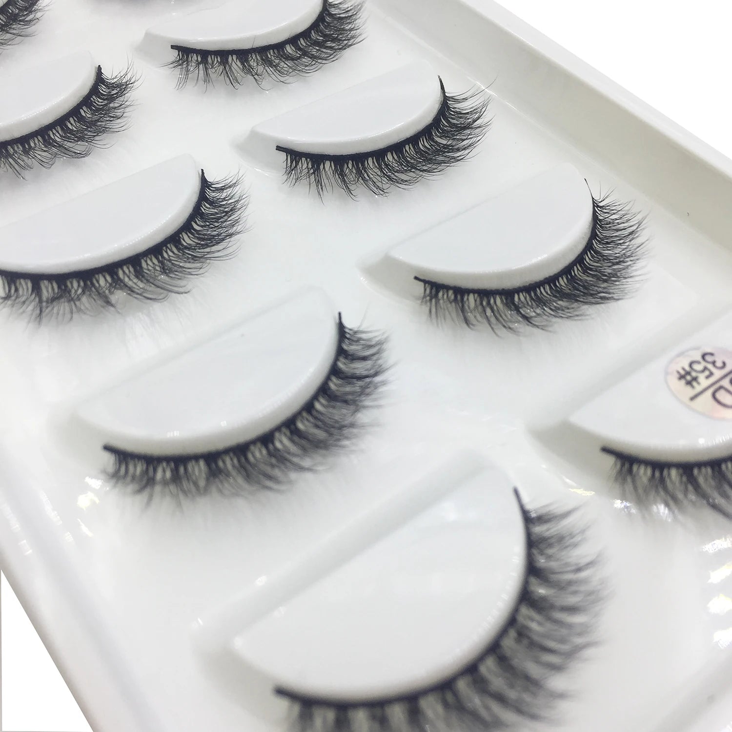 15 Style 5 Pairs 3D Eyelashes Natural False Eye Lashes Thick Faux Mink Lashes Soft Fake Eyelash Wispy Makeup Cilios