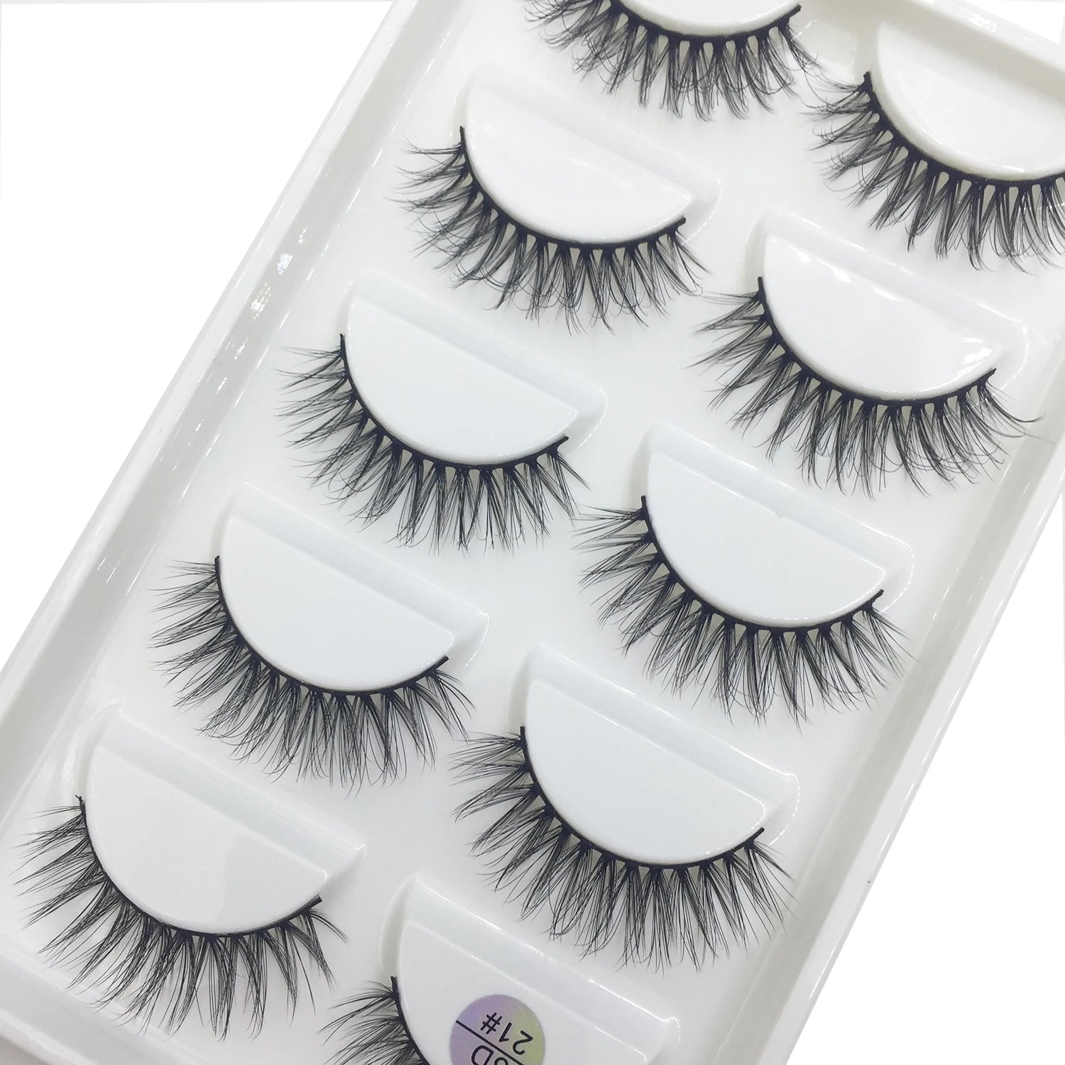 15 Style 5 Pairs 3D Eyelashes Natural False Eye Lashes Thick Faux Mink Lashes Soft Fake Eyelash Wispy Makeup Cilios