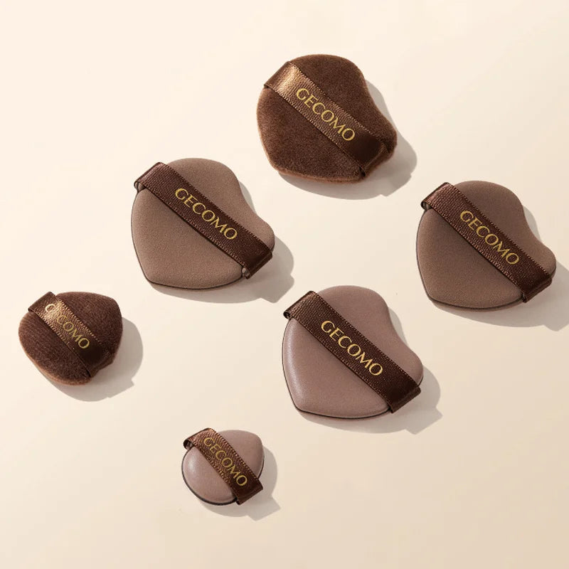 6PCS Makeup Beauty Sponge Foundation Loose Powder Blusher Blending Puffs Smooth Dry Wet Use Cosmetic Applicator Tool Wholesale