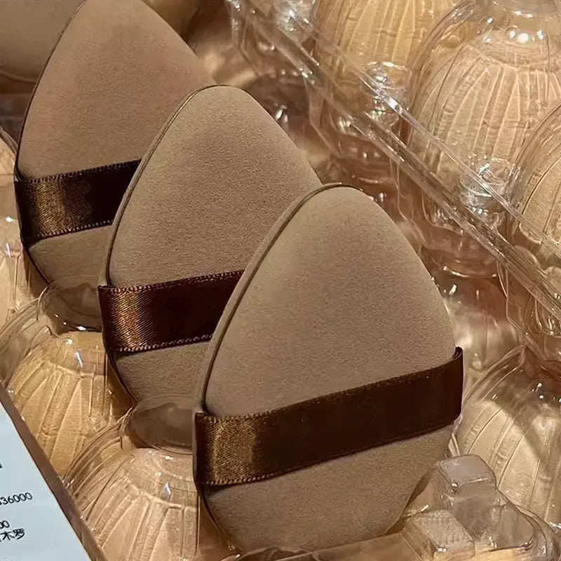 10pcs Soft Cosmetic Sponge Puff Double Side Soft Beauty Makeup Air Cushion Puffs Dry and Wet Use Foundation Cosmetics Tools