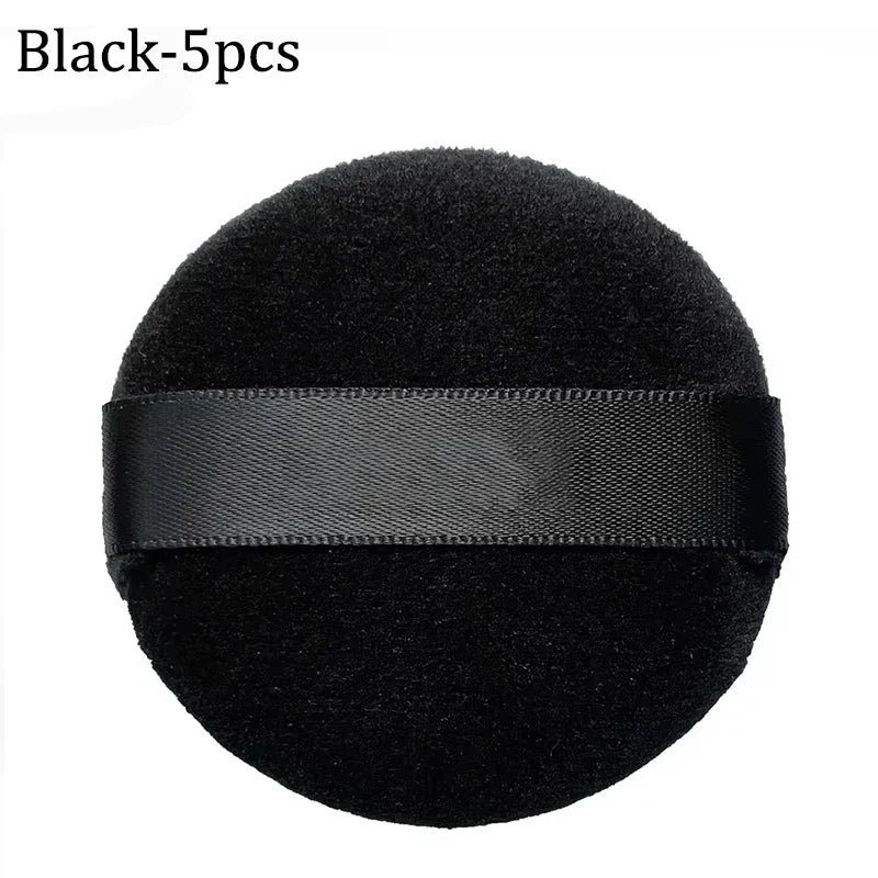 5/10Pcs Soft Velvet Makeup Sponge Loose Powder Cosmetic Puff Double-sided Face Makeup Sponge Concealer Wet Dry Makeup Tools
