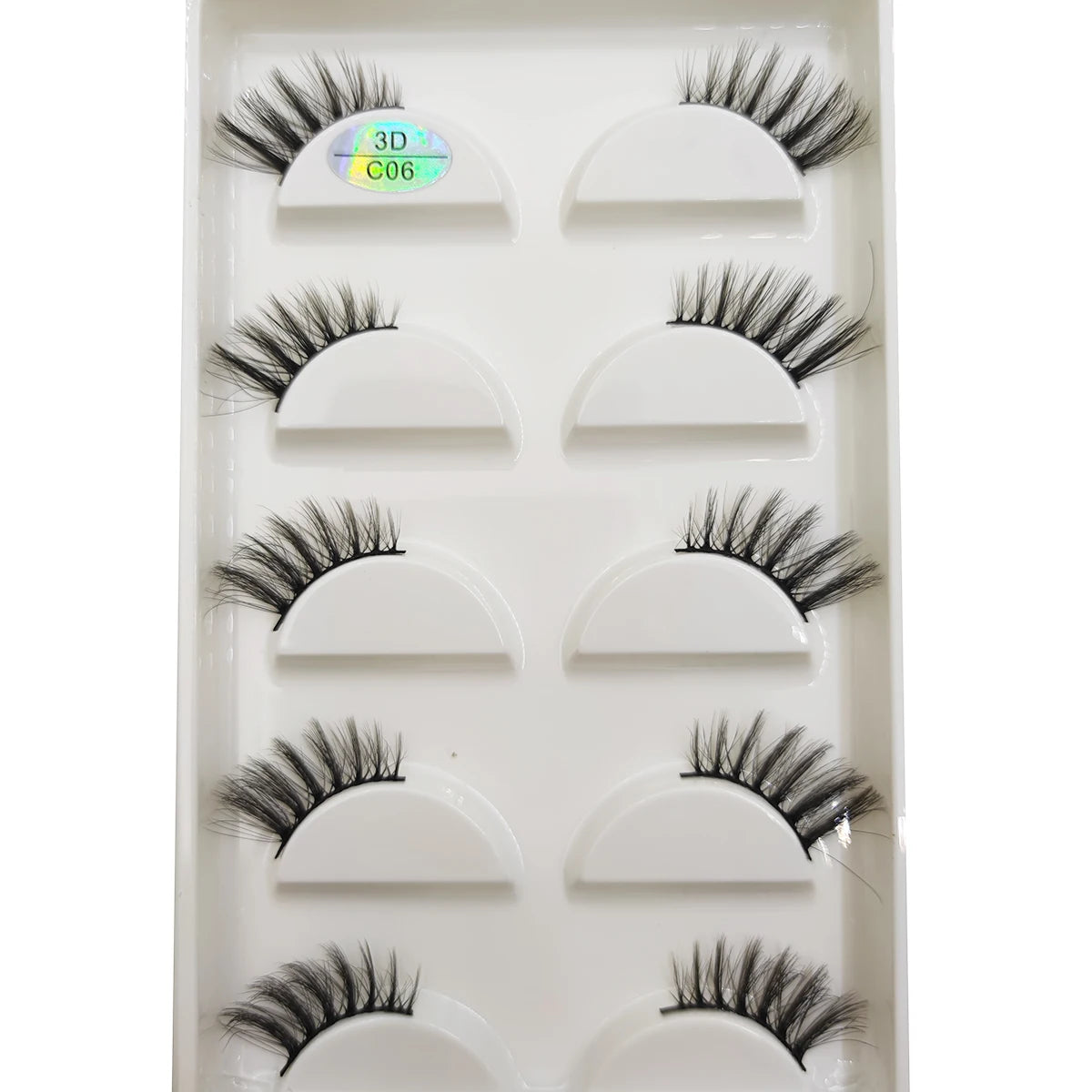 15 Style 5 Pairs 3D Eyelashes Natural False Eye Lashes Thick Faux Mink Lashes Soft Fake Eyelash Wispy Makeup Cilios