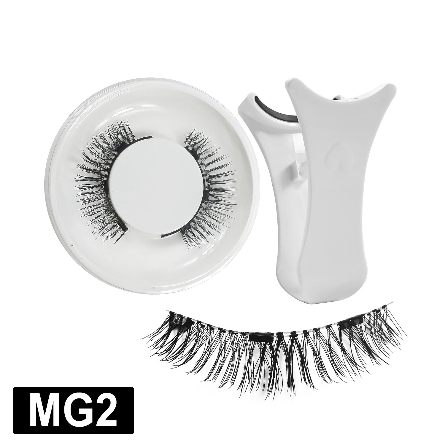 RED SIREN Magnetic Eyelashes With Applicator Reusable Natural Magnetic Lashes Kit No Glue Needed Soft Clear Band False Eyelashes