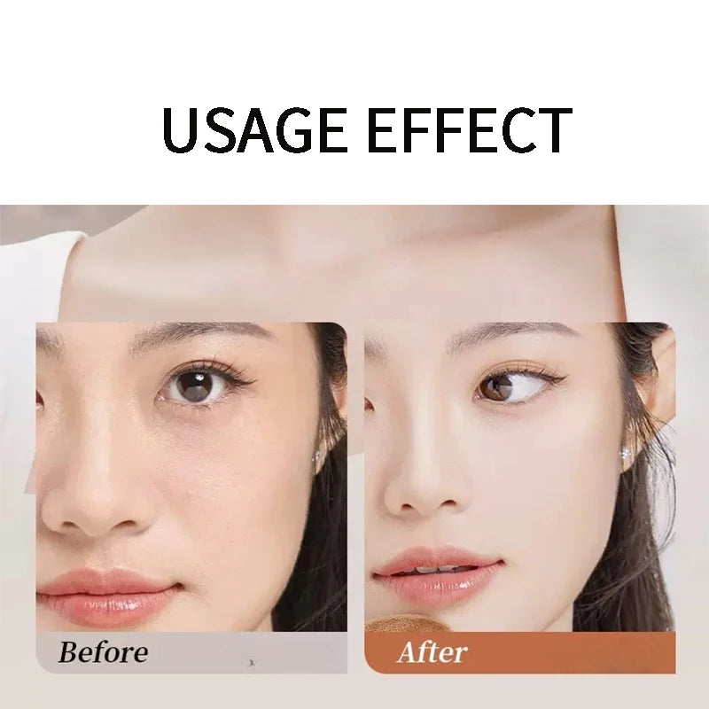 Two-pack Powder Puff Set Box with Mirror, Wet And Dry Dual Use, Super Soft Makeup Sponge And Loose Powder Air Cushion