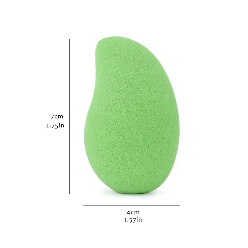 Wholesale Makeup Sponges Mango Shape Soft Beauty Powder Eggs Foundation Concealer Dry Wet Use Tools Cosmetic Cream Applicator