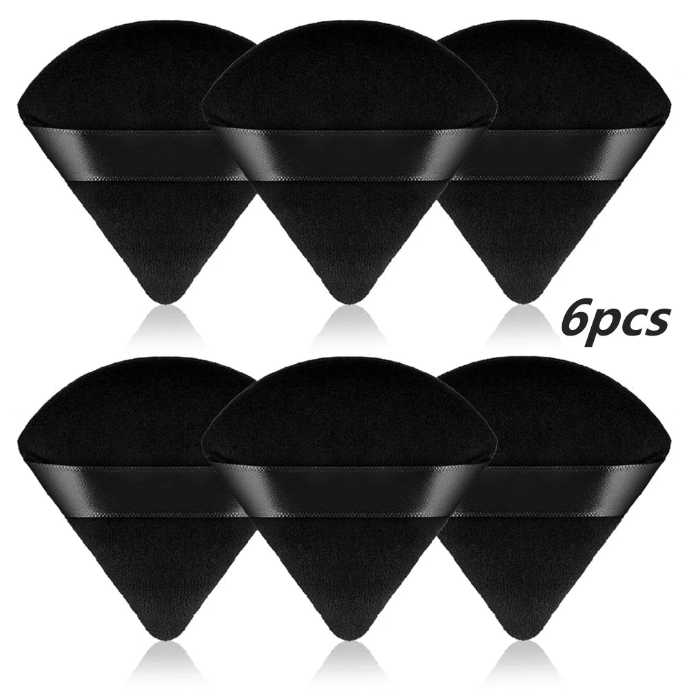 Black/purple Triangle Powder Puff Facial Makeup Sponge Soft Mixer Beauty Foundation Make-Up Sponge Makeup Access
