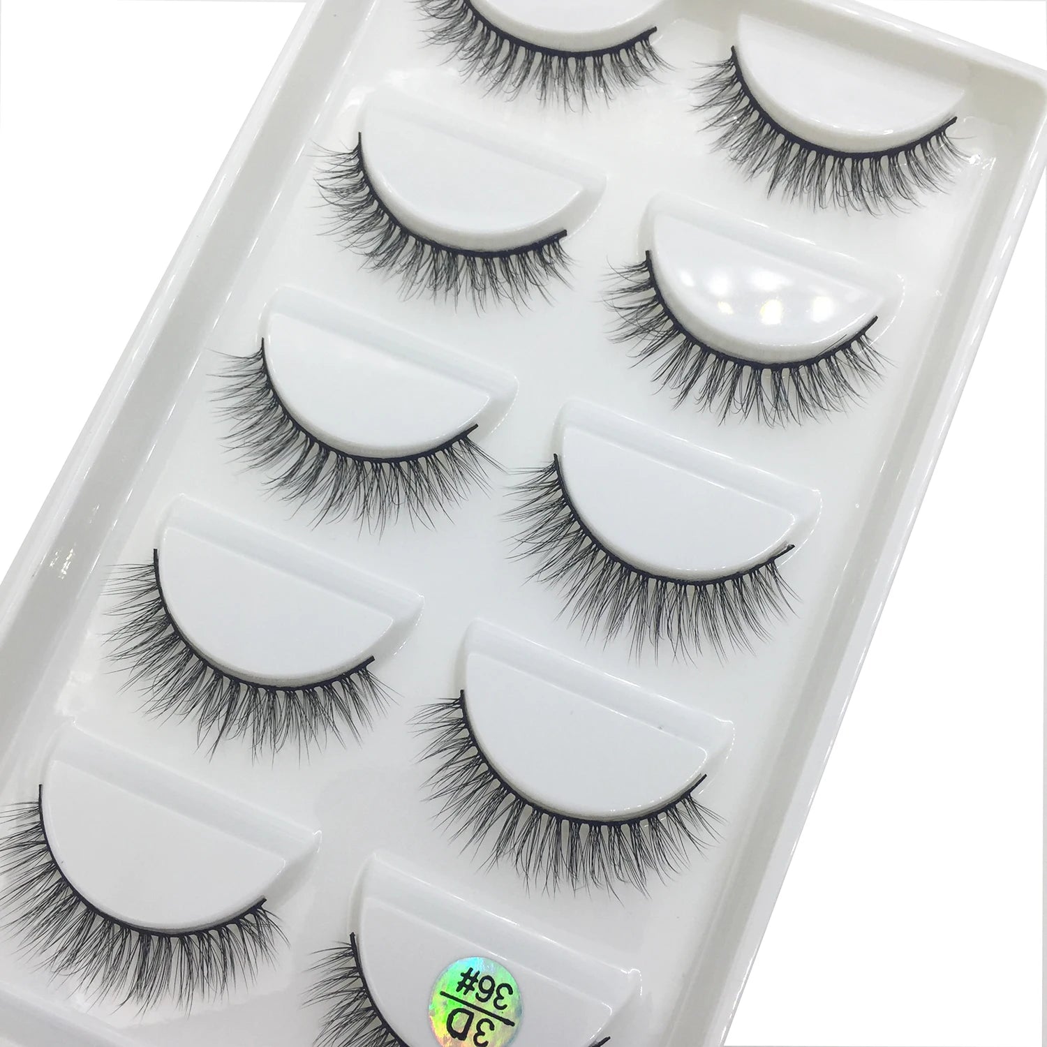 15 Style 5 Pairs 3D Eyelashes Natural False Eye Lashes Thick Faux Mink Lashes Soft Fake Eyelash Wispy Makeup Cilios