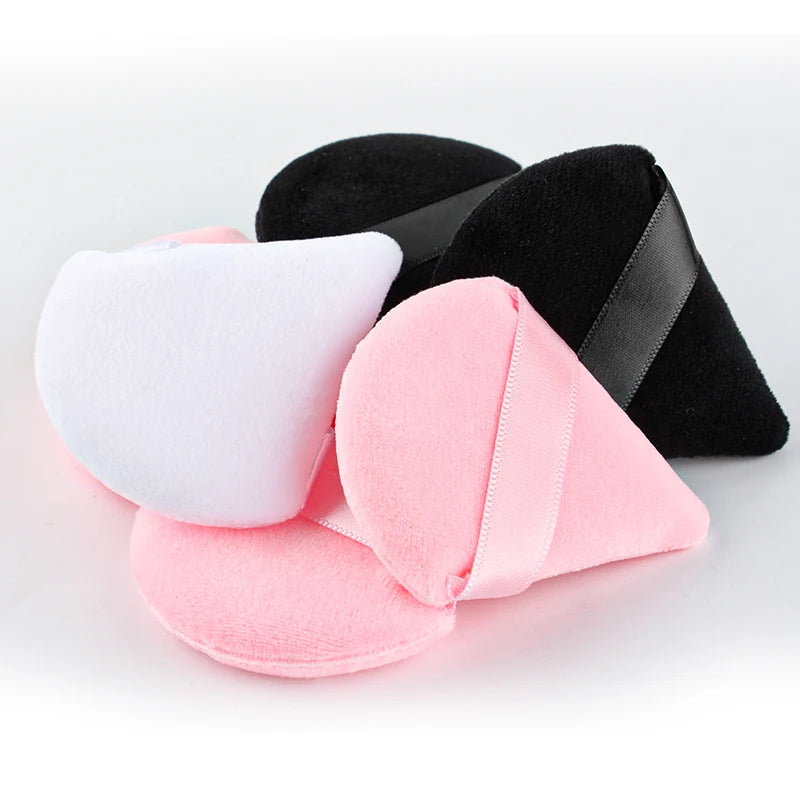 2/3/6Pcs New Triangle Powder Puff Mini Face Makeup Soft Cotton Face Powder Puff Washable Reusable Velvet Makeup Puff Tools