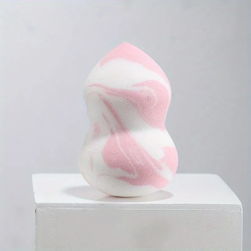 1Pc Makeup sponge beauty egg gradient color soft double-sided wet and dual-use fit without eating powder