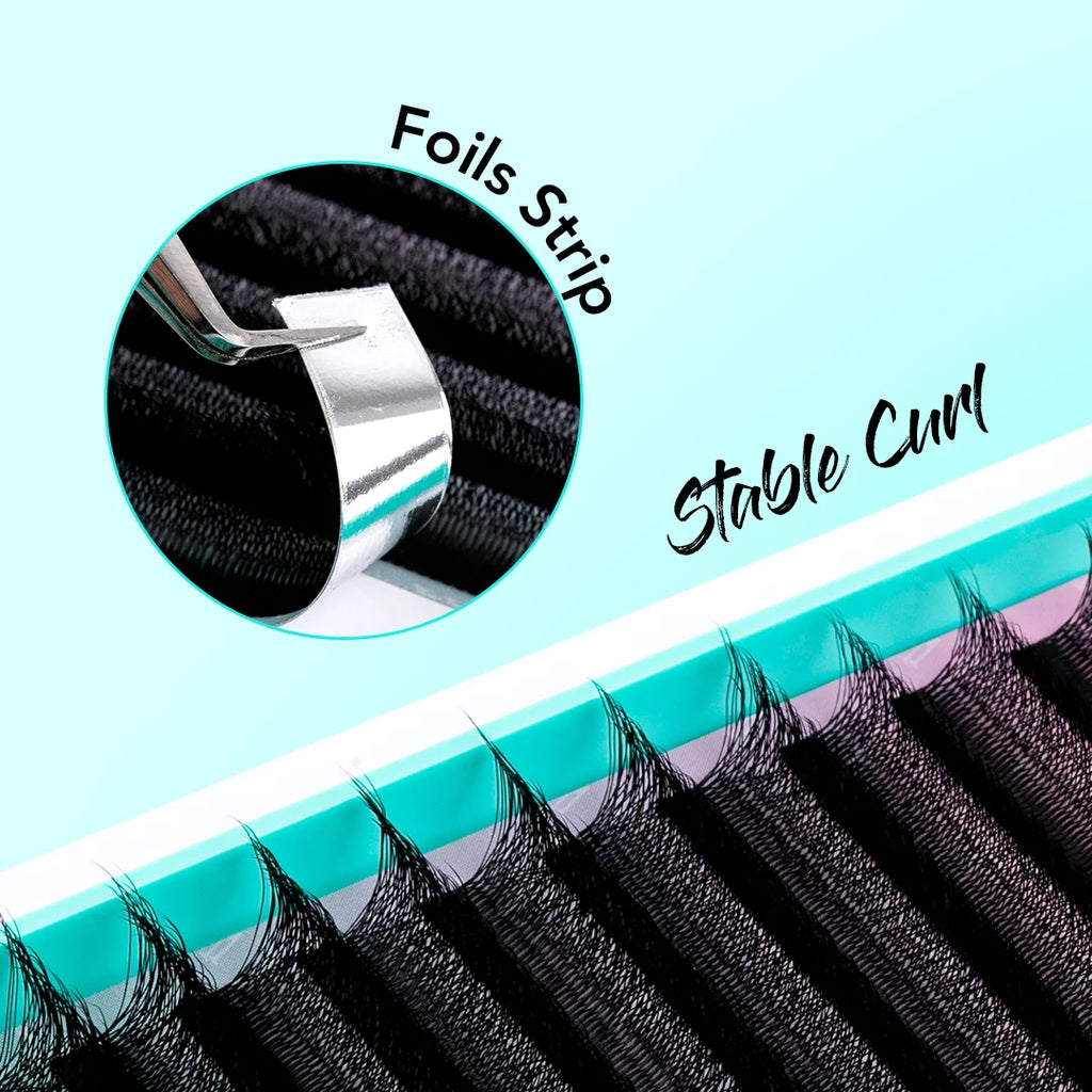 VAVALASH YY Shape Eyelash Extensions C D Curl Lashes Natural Soft Premade Volume Fans Two Tips Y-Shaped False Eyelashes